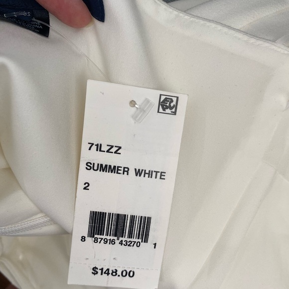 NWT FRENCH CONNECTION Whisper Sleeveless Asymmetric Hem Mini Dress SZ 2 - Picture 8 of 8